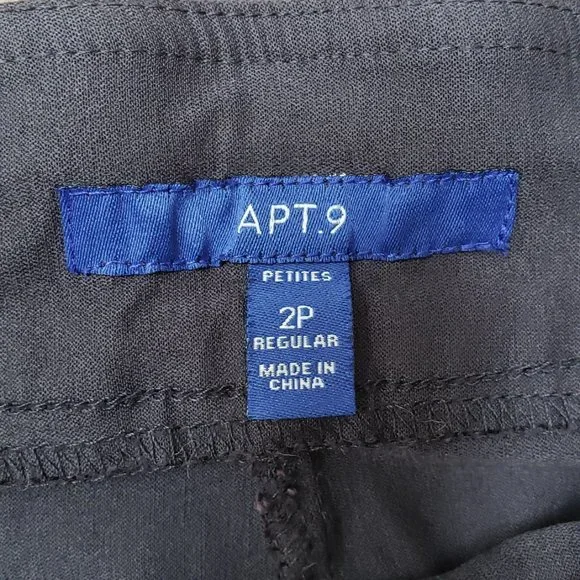 Apt. 9, Size 2P, Gray Dress Pants - Picture 3 of 6